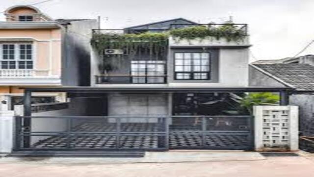 Rumah Bernuansa Monokrom